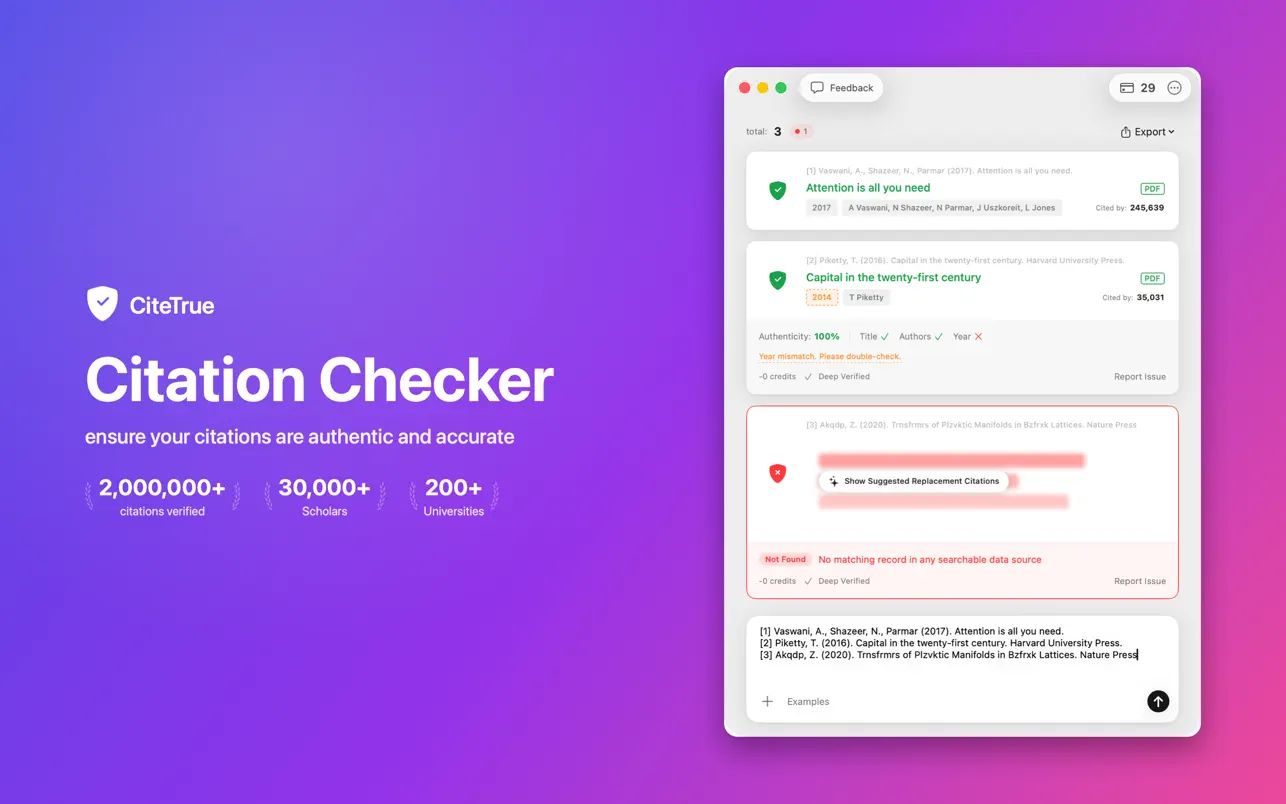 CiteTrue for Mac — Verify Citations Right on Your Desktop